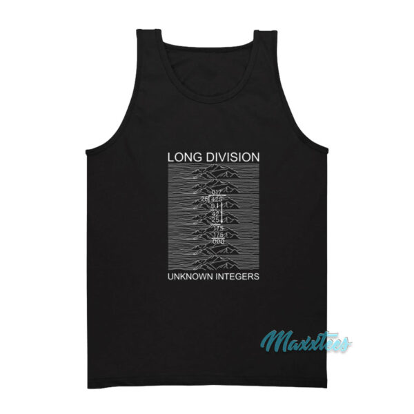 Long Division Unknown Integers Tank Top