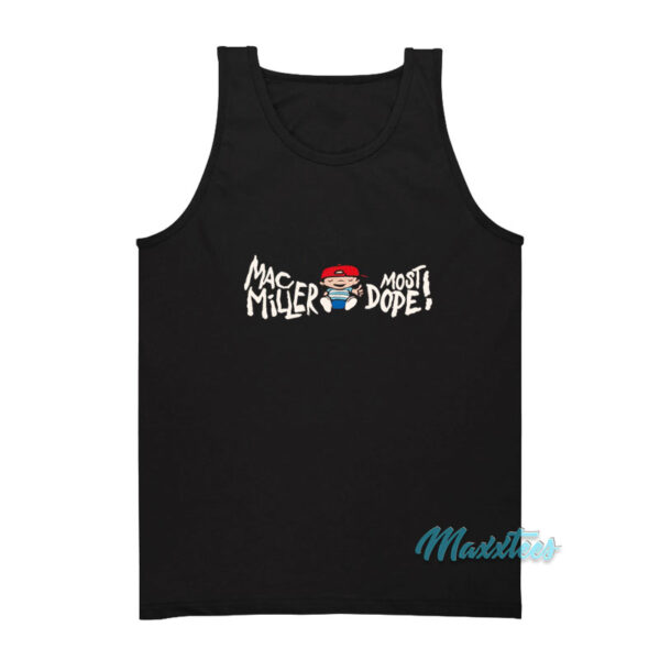 Mac Miller Most Dope Thumbs Up Tank Top