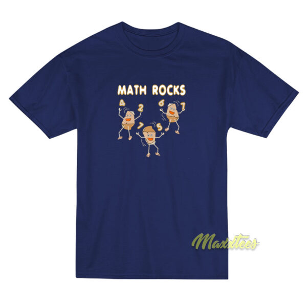 Math Rocks Funny School Mathematics T-Shirt