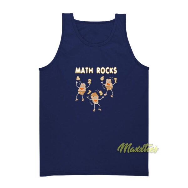 Math Rocks Funny School Mathematics Tank Top