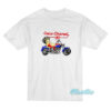 Mega Yacht Betty Boop Motorcycle T-Shirt