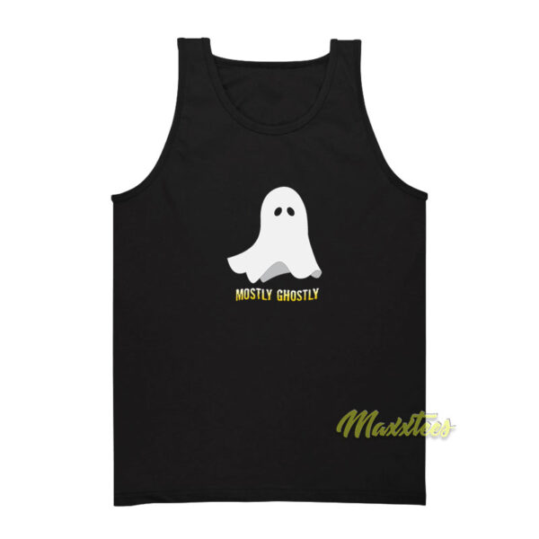 Mostly Ghostly Ghost Tank Top