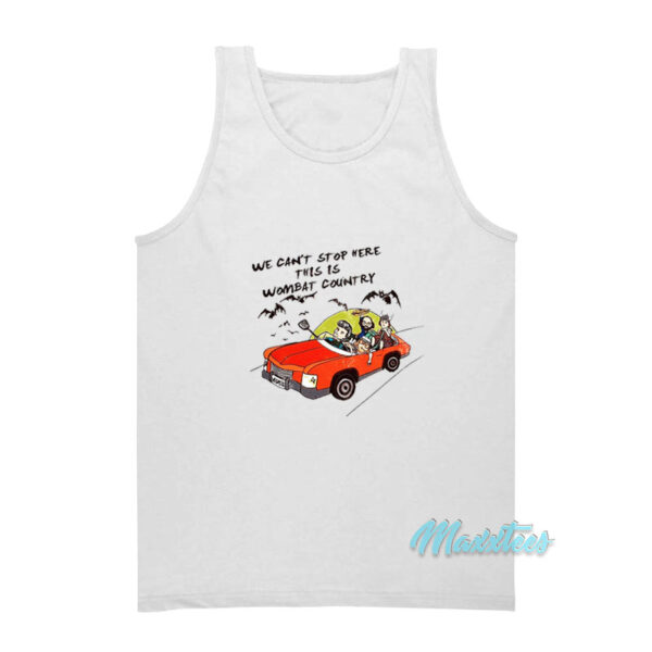 We Can't Stop Here This Is Wombat Country Tank Top