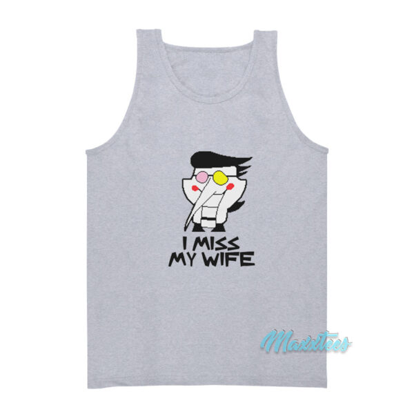 Spamton I Miss My Wife Tank Top