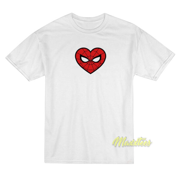 Spiderman Mary Jane Heart T-Shirt