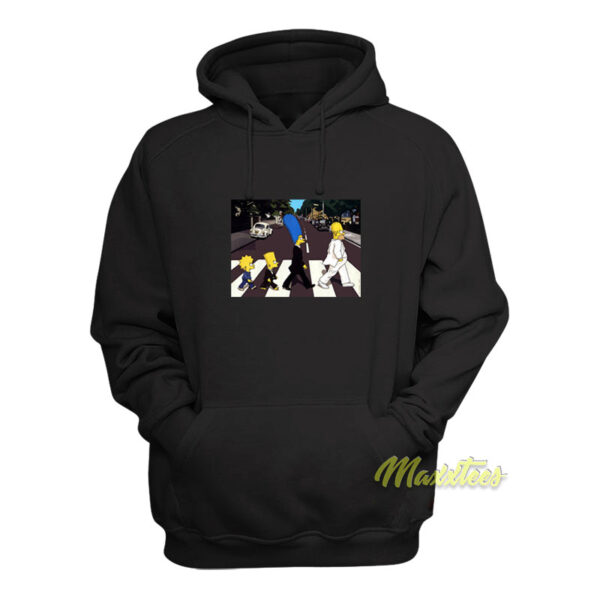 The Beatles Abbey Road and The Simpson Hoodie