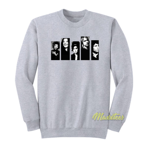 Tribute A Musician Kurt Cobain Morrison Sweatshirt