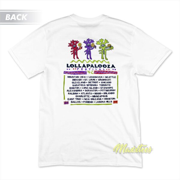 1992 Lollapalooza Festival T-Shirt