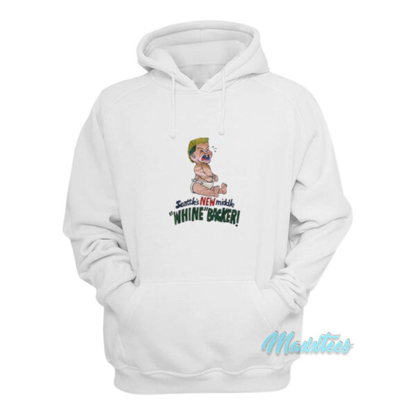 Brian Bosworth Seattle's New Middle Whine Backer Hoodie