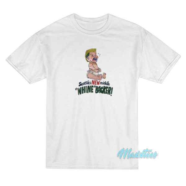 Brian Bosworth Seattle's New Middle Whine Backer T-Shirt