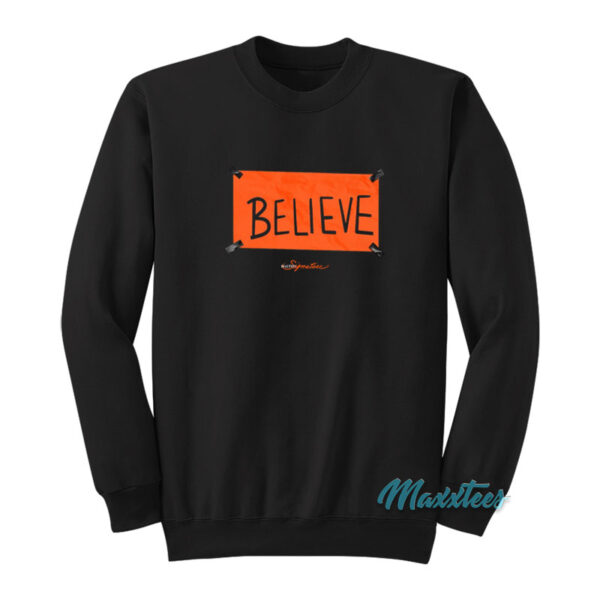 Believe Dalton Signature Football Sweatshirt