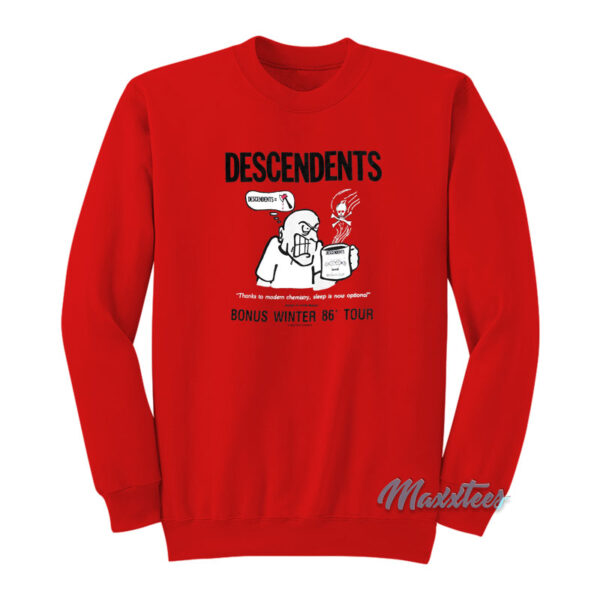 Descendents Bonus Winter 86 Tour Sweatshirt
