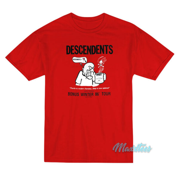 Descendents Bonus Winter 86 Tour T-Shirt