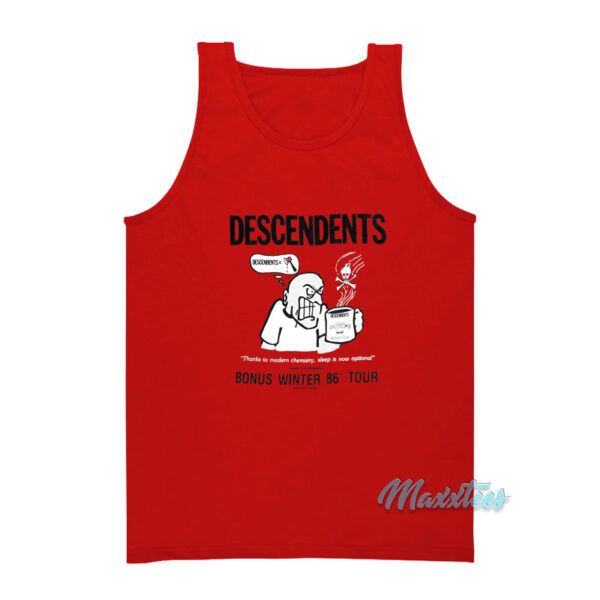 Descendents Bonus Winter 86 Tour Tank Top