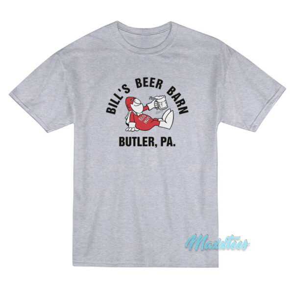 Johnny Knoxville Bill's Beer Barn Butler Pa T-Shirt