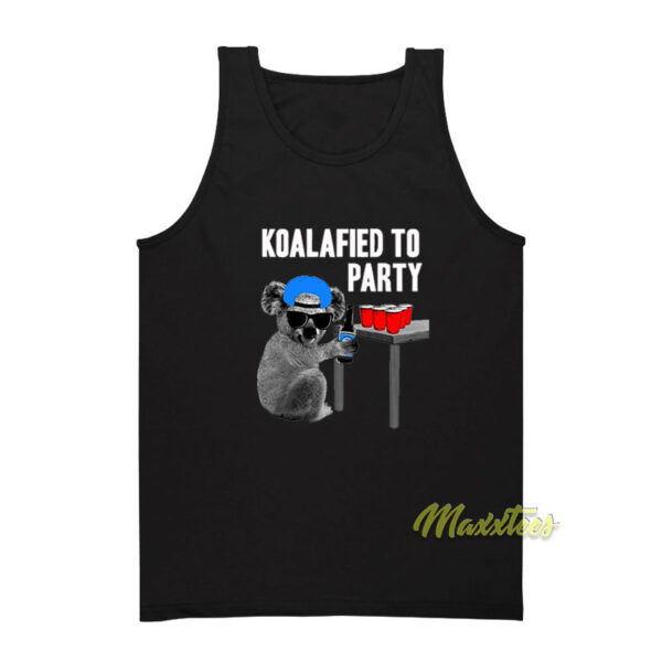 Koalafied To Party Beer Tank Top