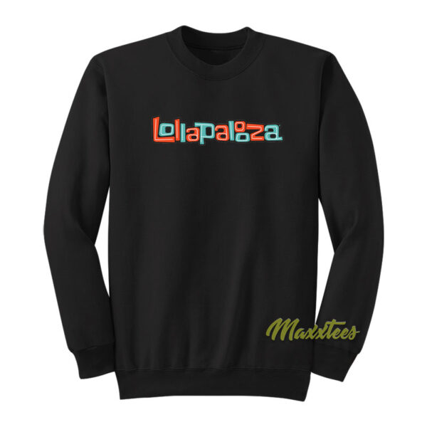 Lollapalooza Festival Logo Sweatshirt
