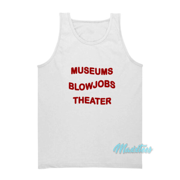 Miley Cyrus Museums Blowjobs Theater Tank Top