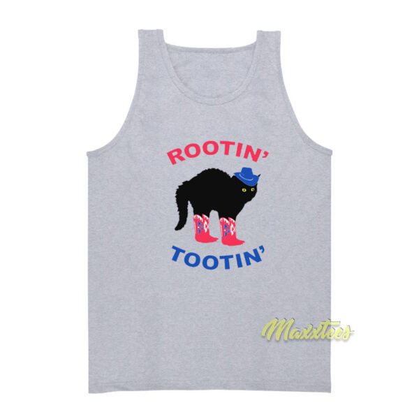 Rootin Tootin Cowboy Cat Tank Top