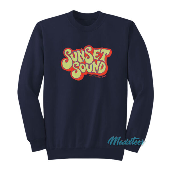 Sunset Sound Hollywood Calif Sweatshirt