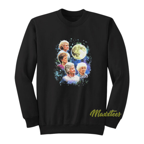 The Golden Girls Four Girls Moon Sweatshirt