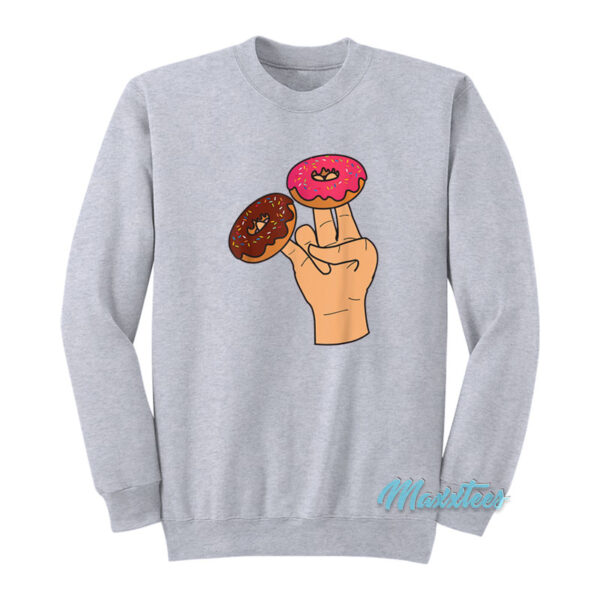 2 In The Pink 1 In The Stink Donut Sweatshirt