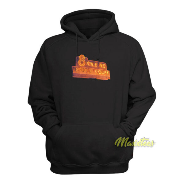 8 Mile Road Mobile Court Hoodie