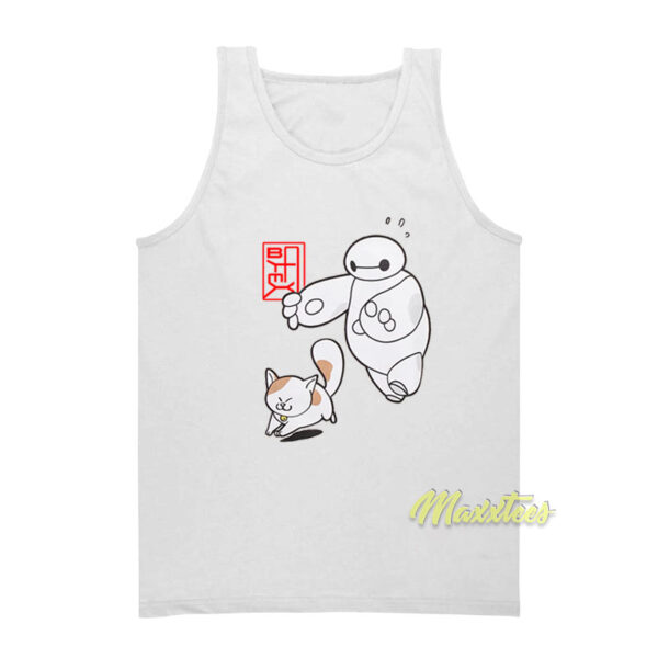 Baymax and Cat Tank Top