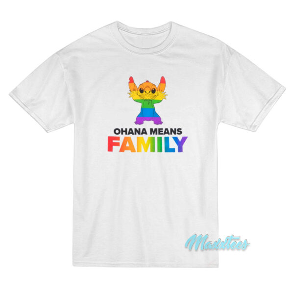 Stitch Ohana Means Family Pride T-Shirt