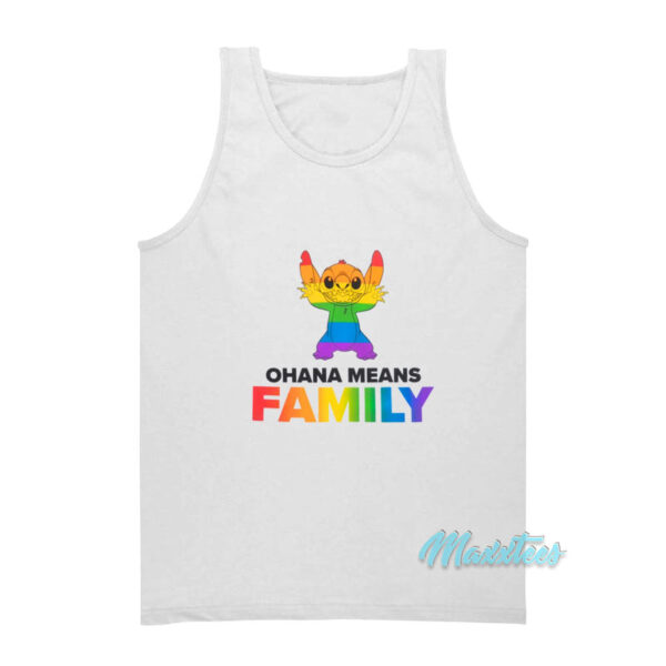 Stitch Ohana Means Family Pride Tank Top