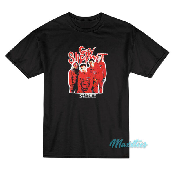 Guy Slipknot Save Eace T-Shirt