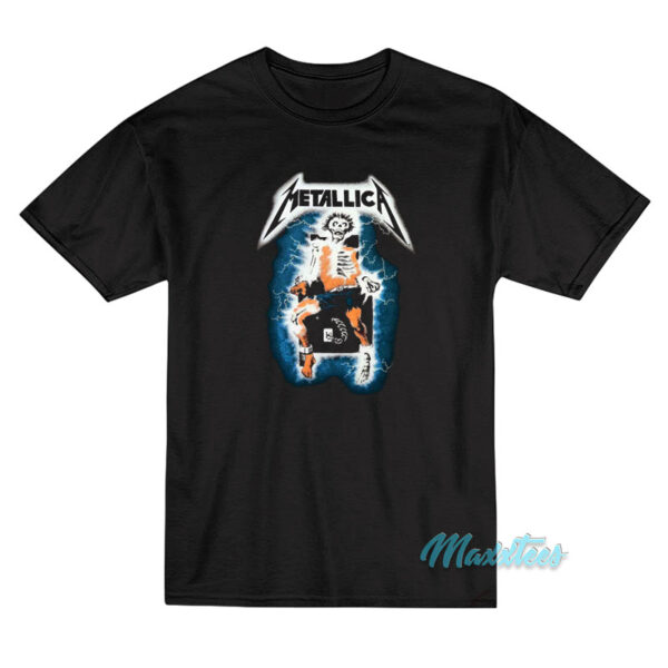 Metallica Metal Up Your Ass Electric Chair T-Shirt