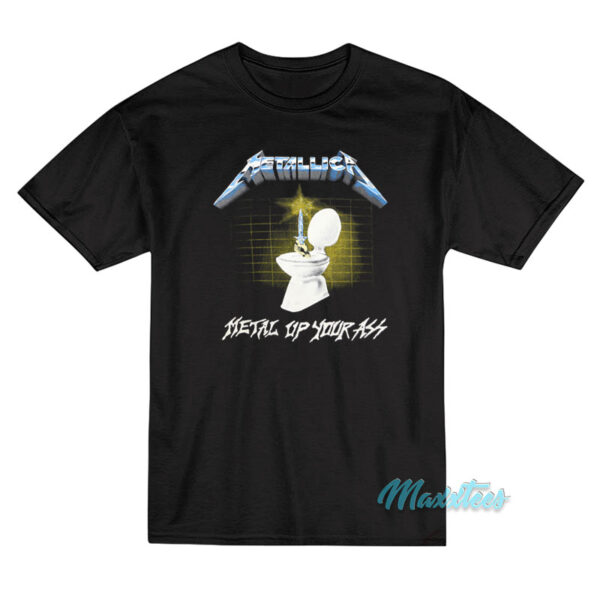 Metallica Metal Up Your Ass Toilet Chair T-Shirt