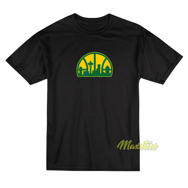 Seattle Supersonics Grunge T-Shirt