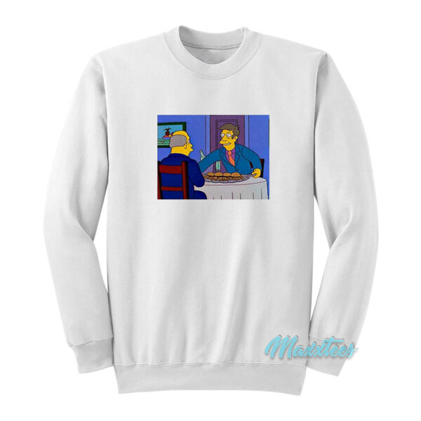 The Simpsons Principal Skinner Steamed Hams Sweatshirt