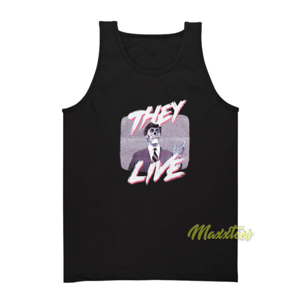 They Live Tv Screen Tank Top