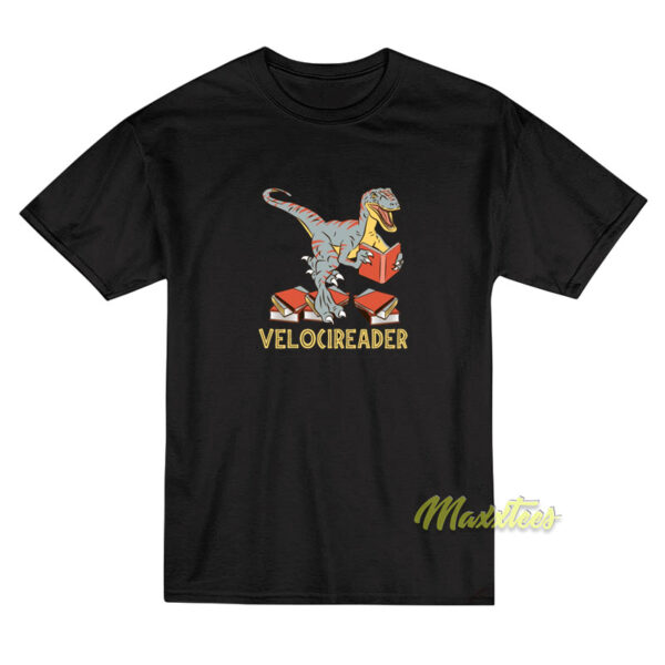 Velocireader Books Dino Raptor T-Shirt