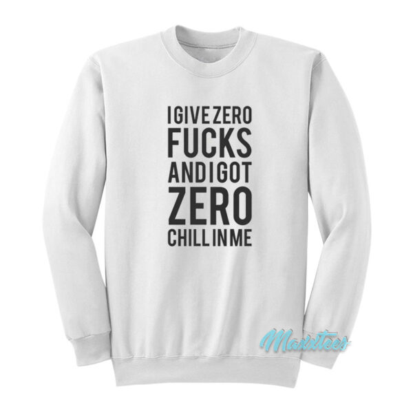 Ariana Grande I Give Zero F Sweatshirt