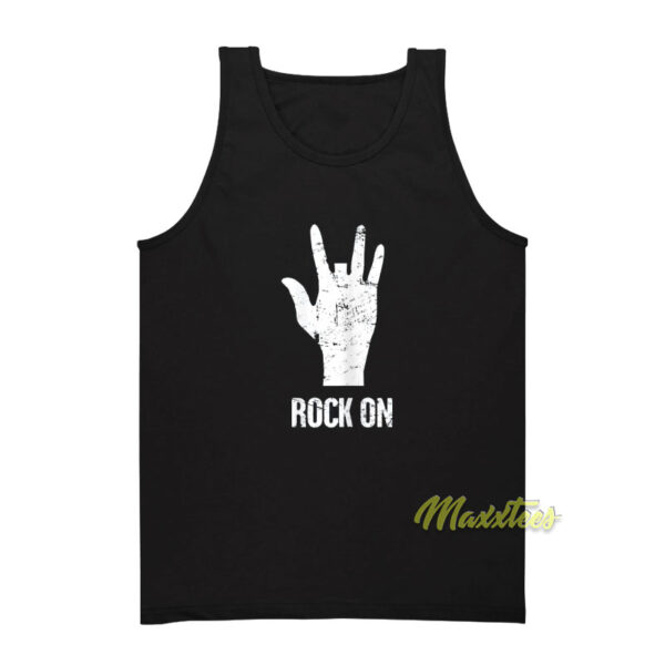 Distressed Cut Off Missing Finger Tank Top
