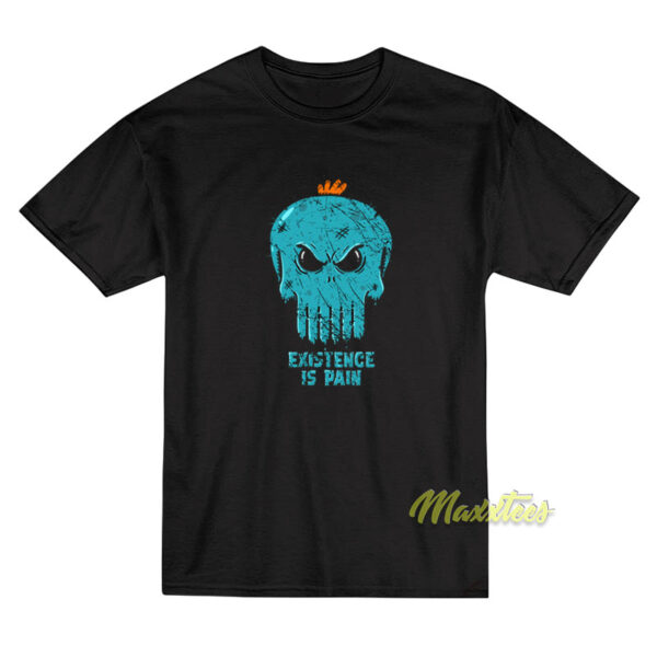 Mr Meeseeks Existence is Pain Punisher T-Shirt