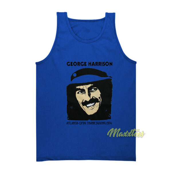 George Harrison Atlanta Thanksgiving 1974 Tank Top