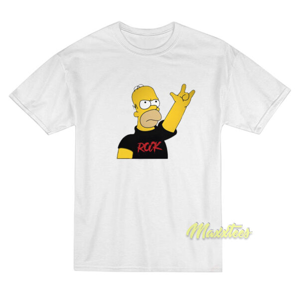 Homer Rock Simpson T-Shirt