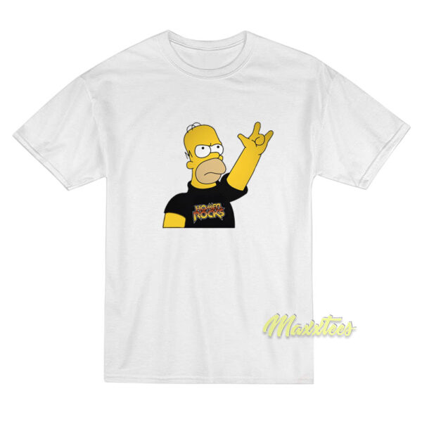 Homer Simpson Rock T-Shirt