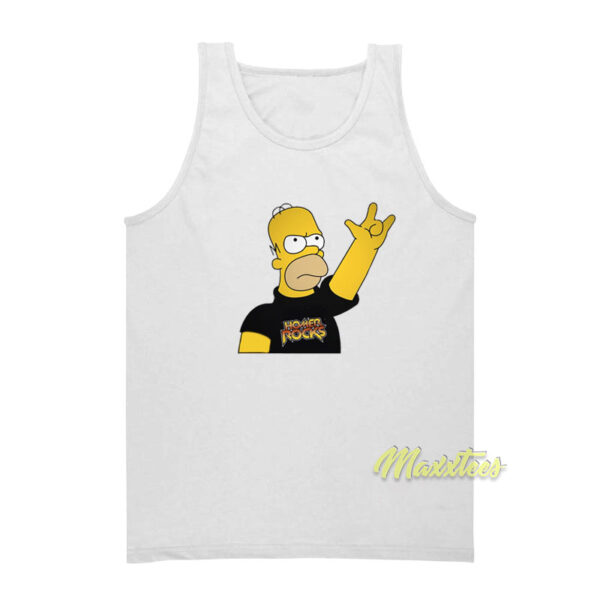 Homer Simpson Rock Tank Top