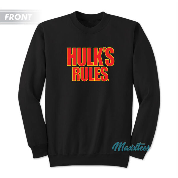 Hulk Hogan Hulk's Rules Brother Sweatshirt