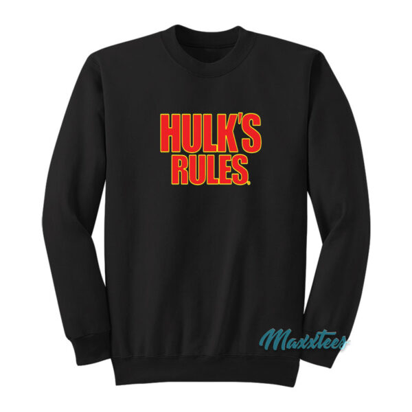 Hulk Hogan Hulk's Rules Sweatshirt