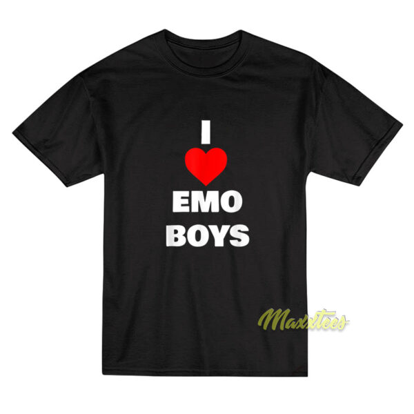 I Love Emo Boys T-Shirt