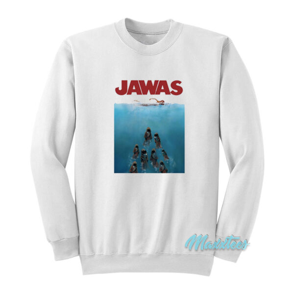 Jawas Star Wars Jaws Parody Sweatshirt