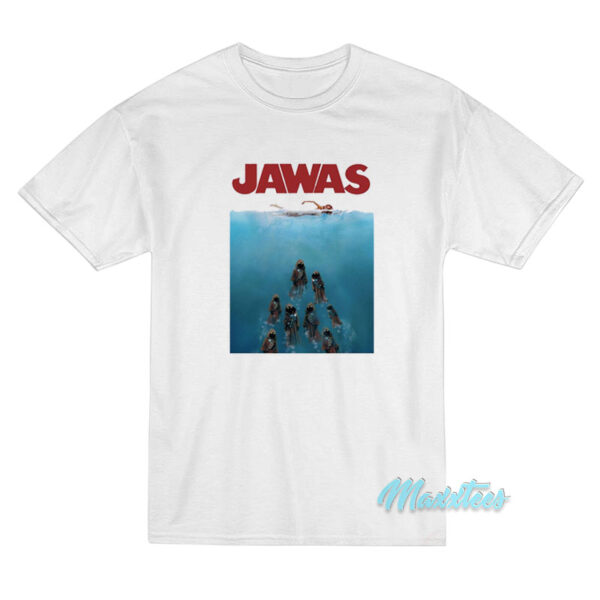 Jawas Star Wars Jaws Parody T-Shirt
