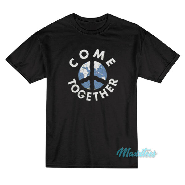 John Lennon Come Together Peace Earth T-Shirt